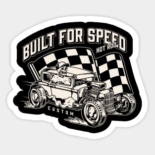Built For Speed Sticker